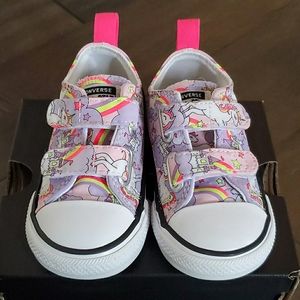 Unicorn Rainbow Converse Size 6 Infant